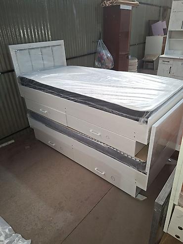 bunk bed: Односпальная кровать, Новый, С матрасом, длина - 200 см — 7
