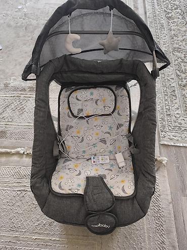 игрушк: Электронный шезлонг-качалка для малышей Coolbaby. - Автоматическое — 1
