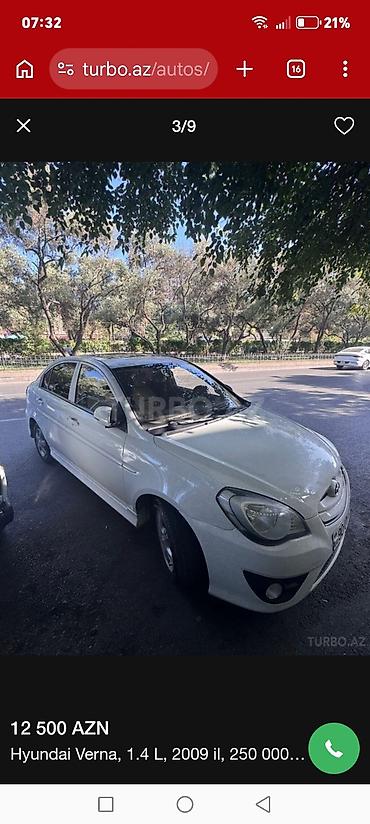 hunday 2009: Hyundai Verna: 1.4 l | 2009 il Sedan — 7