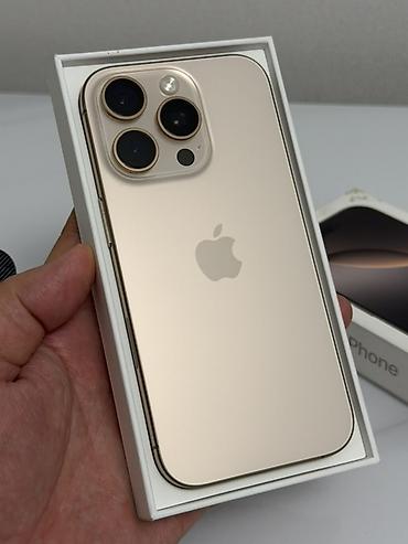 16 про 512: IPhone 16 Pro, Б/у, 512 ГБ, Золотой, Коробка, 85 % — 2
