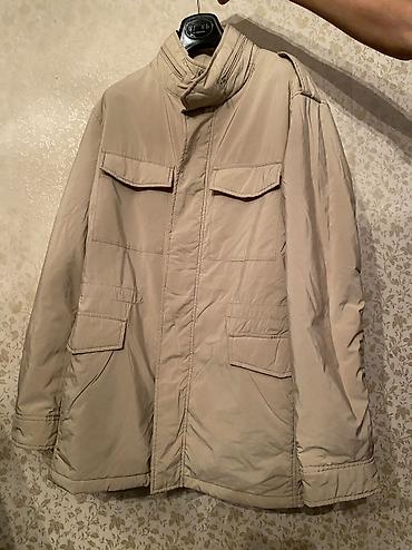 big xxl: Мужская куртка, L, XL, Uniqlo, Б/у, цвет - Бежевый, Самовывоз — 1