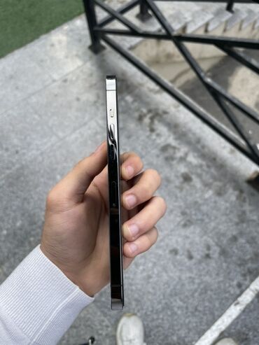 2 ci əl telfon: IPhone 12 Pro Max, 256 ГБ, Черный, Face ID