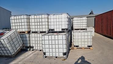 IBC konteynerlər (1000 litr) - Həcmi: 1000 L (1 m³) - Material