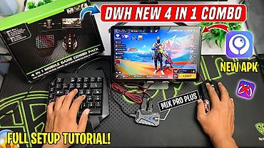 блендер 3 в 1: Barter maraqlidi 4-in-1 Video Game Combo Pack – klaviatura və siçanla — 1