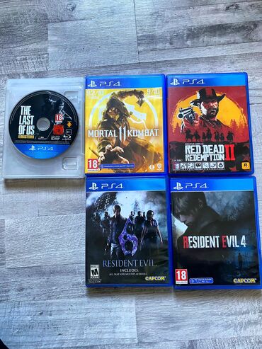 Игры для PlayStation: Resident evil 4 русс Resident 6 русс суб Red dead redemption