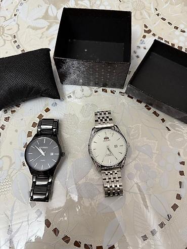 Saat dəstləri: İki ədəd kişi qol saatı dəsti 1) Orient Quartz (21 Jewels) - Klassik — 2
