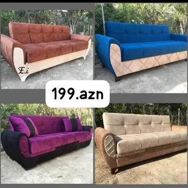 Sifarişlə divanlar: Künc divan, Qonaq otağı üçün, Parça, Bazalı, Açılan — 13