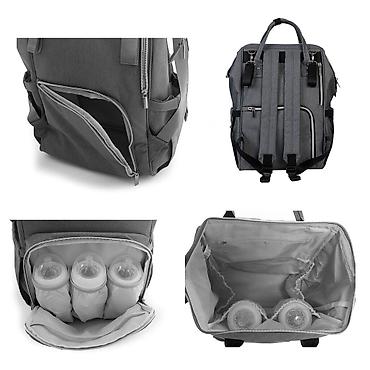 gucci sorc: KikkaBoo Torba za mame Siena – dark grey (Šifra proizvoda: KKB8) — 1