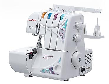 Оборудование для швейных цехов: JANOME HomeDecor 1300D — 3/4‑ниточный оверлок для аккуратной обработки — 2