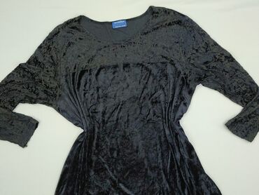 sukienki nietoperz plus size: Velvet, Tunika damska, rozmiar 4XL