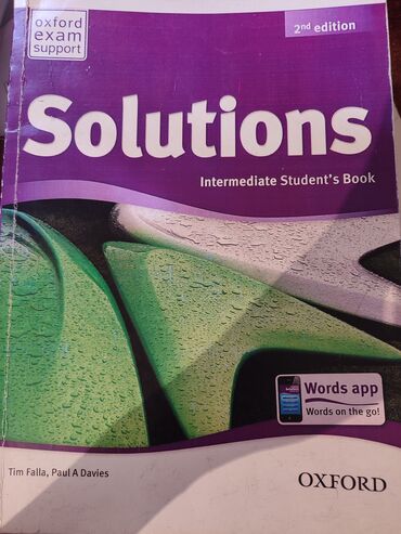 solutions книга: Solutions 2nd edition Intermediate 600 сом!