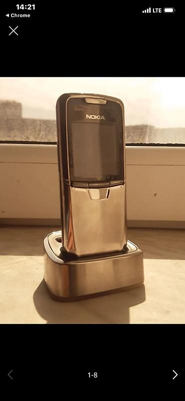 Nokia 8 Sirocco, < 2 GB Memory Capacity, rəng - Gümüşü, Düyməli