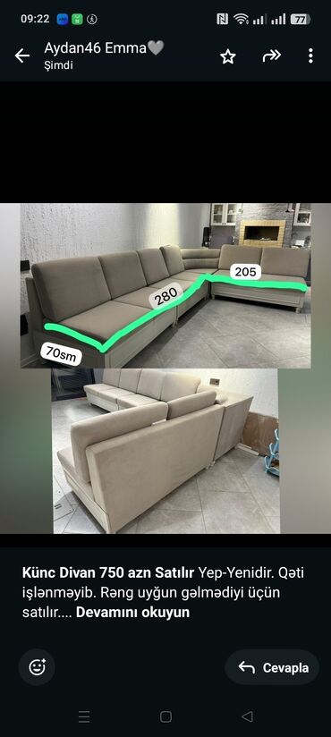 Dolablar: Künc divan