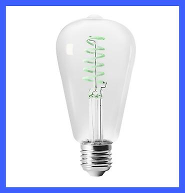 sijalica sa ventilatorom: Led filament sijalica E27, 4w, plava svetlost. Novo! Lynco filament — 1