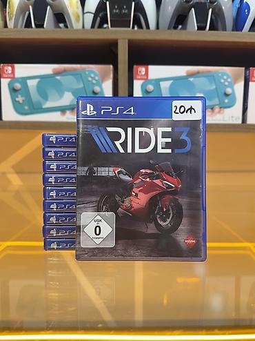 Video oyunlar və konsollar: RIDE 3-PS4 diski Oyun diski tam işlək vəziyyətdədir, heç bir cızığı — 1