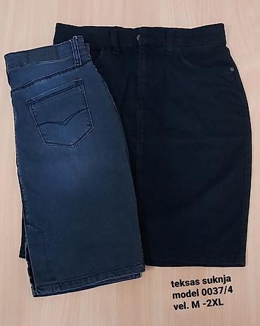 Suknje: Teksas suknje – više modela i nijansi - Model 0039/1: srednja dužina — 10