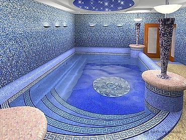 Укладка плитки: Отделка бассейнов мозаикой - Профессиональная облицовка чаш бассейнов — 1