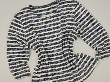 koszulka z prazkowanej dzianiny: Women's blouse, size M (EU 38)