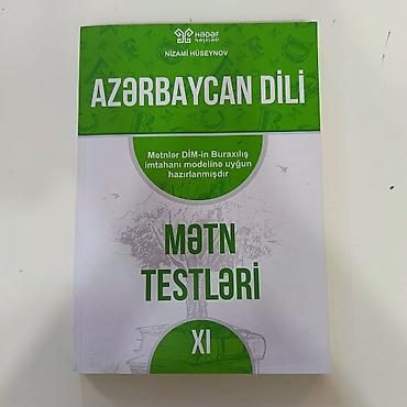 Testlər: Məhsul: Azərbaycan dili – Mətn testləri (XI sinif) Müəllif: Nizami — 1