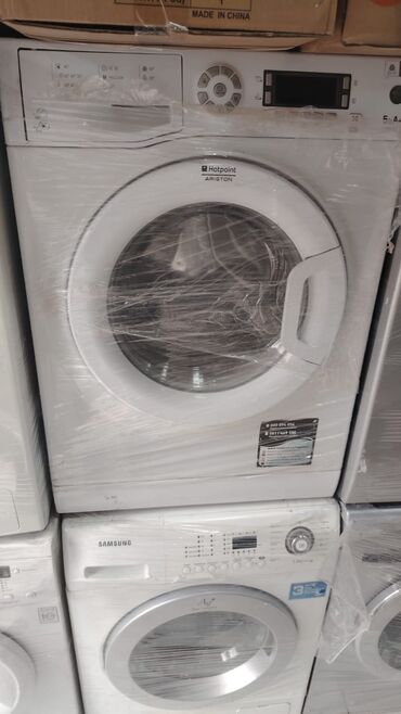 TV və video: Paltaryuyan maşın Hotpoint Ariston, 6 kq, Avtomat, Qurutmasız, Kredit yoxdur