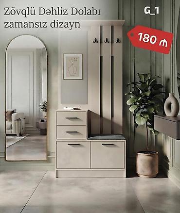 şfanerler: Zövqlü Dəhliz Dolabı – zamansız dizayn - Komplekt: asılqanlı panel (3 — 1