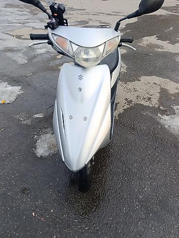 Скутеры: Тип скутера Suzuki, 50 куб. см, Бензин, Б/у — 1