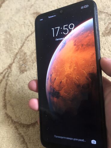 купить сотовый телефон в бишкеке: Xiaomi, Redmi 9A, Б/у, 64 ГБ, цвет - Черный, 2 SIM