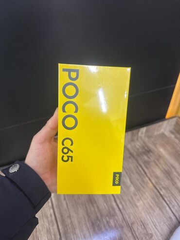 телефон нарын: Poco C65, Жаңы, 128 ГБ, түсү - Кызгылт көк, 2 SIM