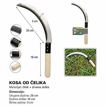 KMT Drvena drška testera 9364372 Ručno oruđe sa zakrivljenim