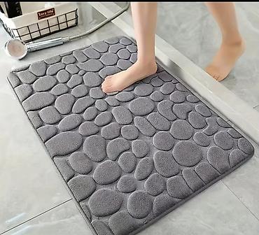 ucuz lapet: • SİFARİŞLƏ GƏTİRİLİR 🛍️ • Yumşaq daş naxışlı vanna otağı xalçası - — 3