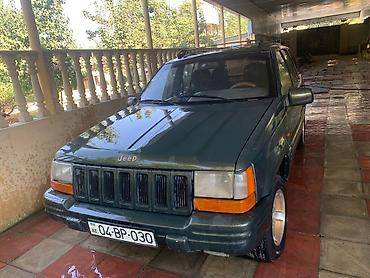 Jeep: Jeep Grand Cherokee (ZJ), tünd yaşıl rəng, V8 mühərrik. Texniki və — 1