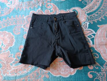 джинсы слоучи: Повседневные шорты, Джинс, Короткая модель, S (EU 36)