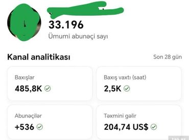 Başqa xidmətlər: Əvvəla deyim ki pul qazanma aktivdir. 2 ildir pul qazanılır. Kanal