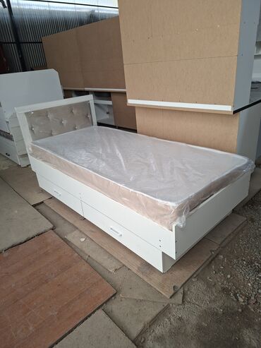 кровать хай тек: Односпальная кровать, Новый, С матрасом, длина - 205 см