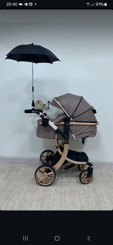 прогулочная коляска peg perego: Балдар арабасы, түсү - Күрөң