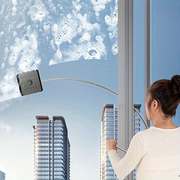 Maqnitli şüşə silən: Susə silən Wuwə silən Bu ikitərəfli U formalı teleskopik təmizləyici — 3