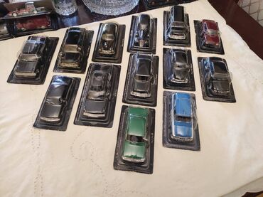 Avtomobil modelləri: Kolleksiya satılır Ümumi 85 ədəd modeldir jurnalı ilə birlikdə 77 — 10