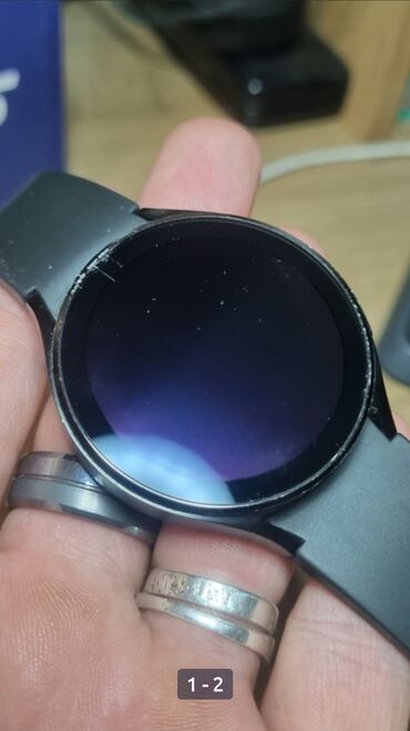 смарт саат: Отличная цена! Samsung galaxy watch 4 44mm. Черные. С коробкой и