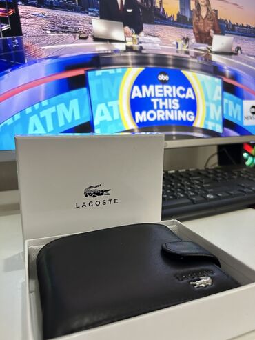 Lacoste təbii dəri cüzdan - 40 azn Premium keyfiyyətli təbii dəri