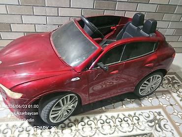 a class makasin: Uşaq üçün elektrikli minik maşını - Korpus: qırmızı rəng, kabriolet — 4