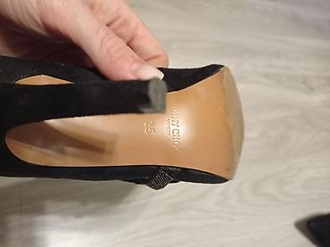 mary jane: Туфли-лодочки Jimmy Choo London Классические черные лодочки на высоком — 5