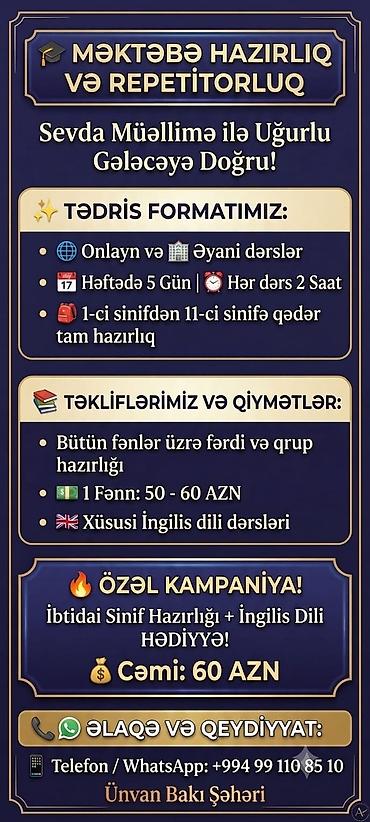 ibtidai: Məktəbəqədər və ibtidai sinif hazırlığı, Azərbaycan dili — 1