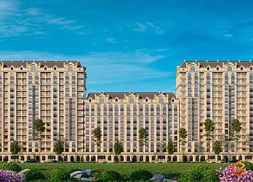amir city: 2 комнаты, 60 м², Южная Магистраль Элитка, 12 этаж, ПСО (под самоотделку) — 1