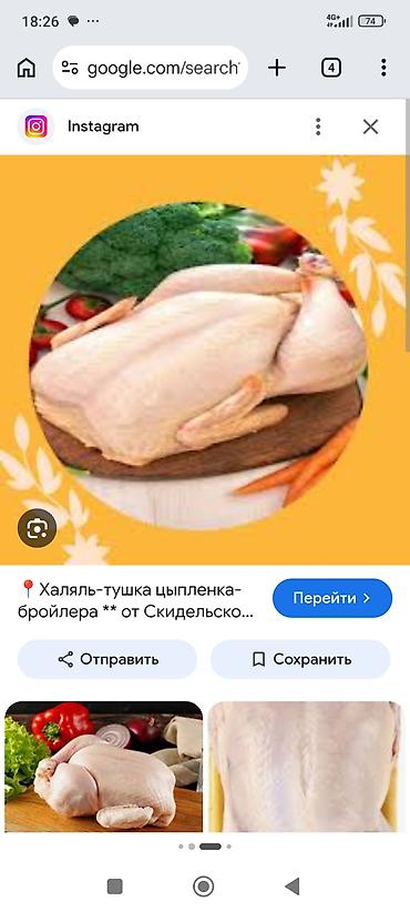 пень: Тушка цыплёнка-бройлера целиком - Целая потрошёная тушка без пера и — 2