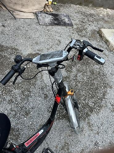 electro moto: Elektrik velosipedi – Mustang - Rəng: qara/qırmızı - Çərçivə: aşağı — 3