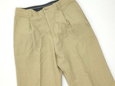 spodnie woskowane zalando: Material trousers for women, size 4XL (EU 48)