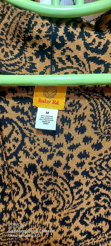 Ruby Rd. qadın kardiqanı - Ölçü: M - Material: 52% pambıq, 29% akril