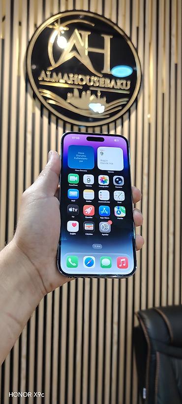 dubai version iphone 14 pro max: IPhone 14 Pro Max, 256 GB, Deep Purple, Face ID, Sənədlərlə, Zəmanət — 2