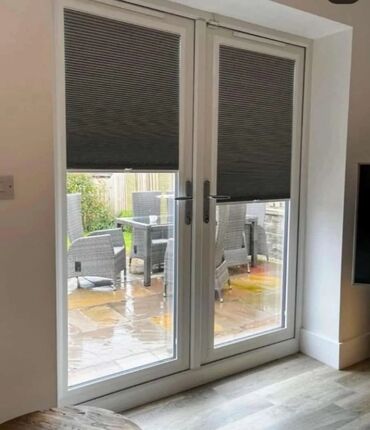 Jalüzlər: Jalyüz və plisse pərdələr – pəncərə və eyvan qapıları üçün - Model — 8