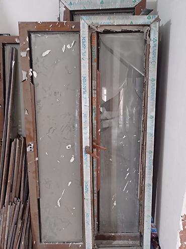 plastik qapl: PVC pəncərə və qapı usrəncixma təcili satılır — 2